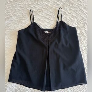 Alice + Olivia lace-trim camisole top featuring lace detailing V-neckline